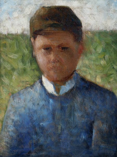 Country lad in blues od Georges Seurat