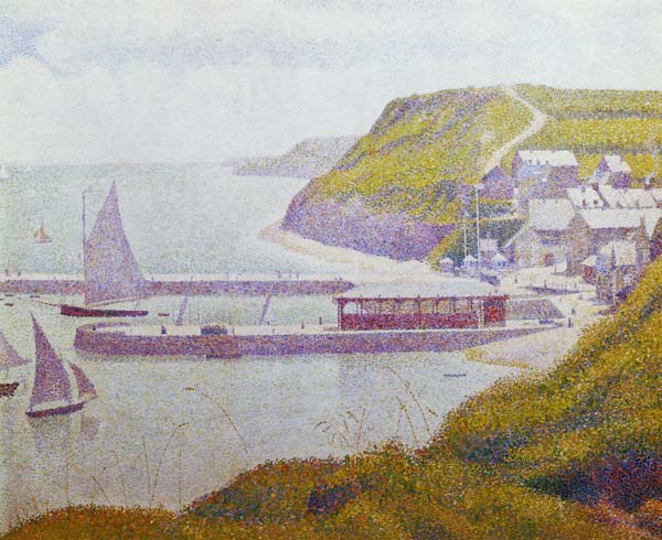 G.Seurat, Port-en-Bessin, avant-port od Georges Seurat