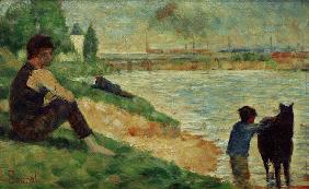 G.Seurat, Knaben mit Pferd