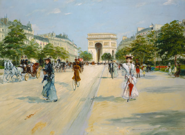 Paris, Avenue you Bois de Boulogne od Georges Stein
