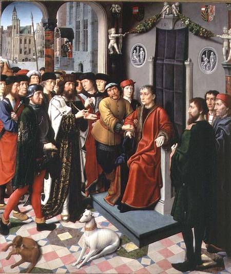 The Judgement of Cambyses, 1498  (one of two panels od Gerard David