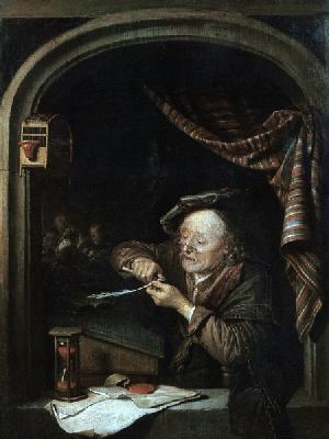 Gerard Dou/ Der alte Schulmeister/1671