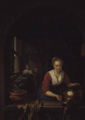 Maid Servant at a Window