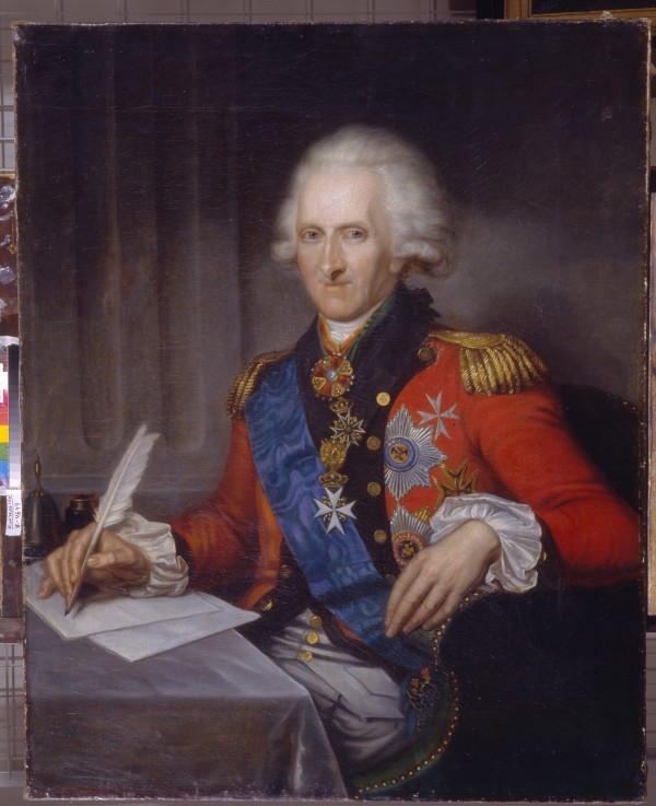 Portrait of the statesman and reformer Count Jacob Sievers (1731-1808) od Gerhard von Kügelgen