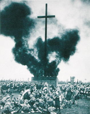 Rally in honour of Albert Leo Schlageter (1894-1923) on a heath near Dusseldorf, 29th March 1933, fr od German Photographer, (20th century)