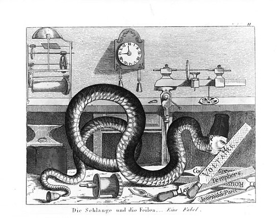 Fable of the Snake and the Files od German School