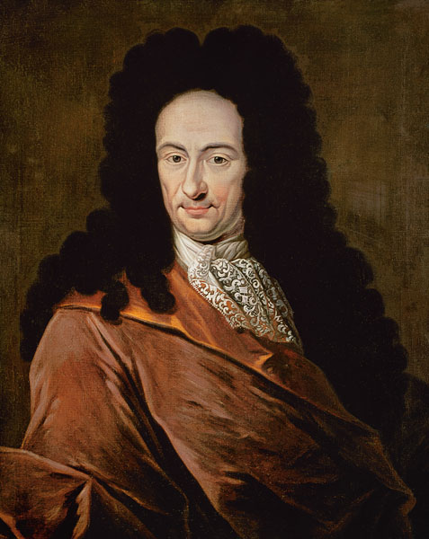 Portrait of Gottfried Wilhelm Leibniz (1646-1716) od German School