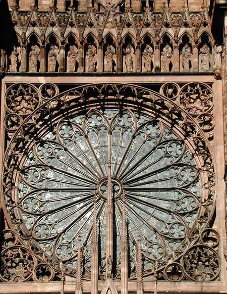 Rose window from the west facade od German School