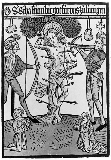 The Martyrdom of St. Sebastian od German School