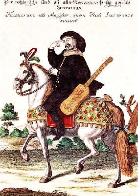 Scaramouche on Horseback