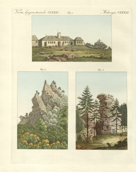 Views of Harz od German School, (19th century)