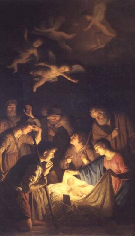 Adoration of the Shepherds od Gerrit van Honthorst