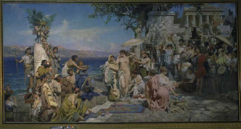 The feast of the Poseidon od G.I. Semiradski