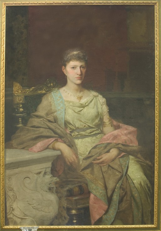 Portrait of Countess Tyszkiewicz od G.I. Semiradski