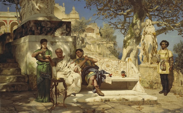 The patrician's siesta od G.I. Semiradski