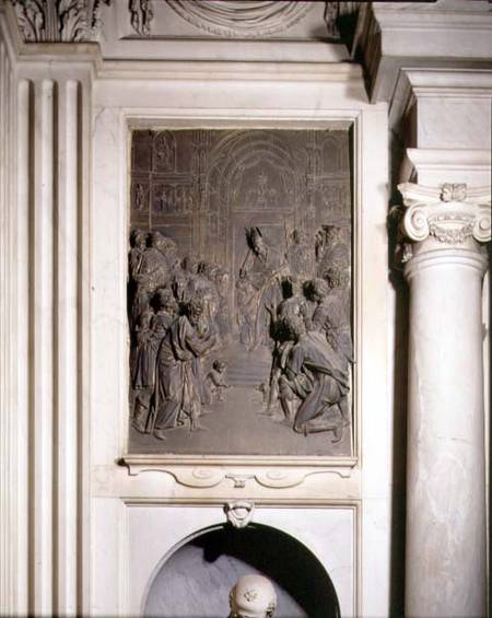 St. Anthony Absolving the Seignory, relief from the Salviati chapel od Giambologna