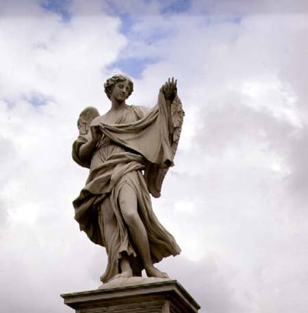 Statue of an Angel Holding the Holy Shroud od Gianlorenzo Bernini
