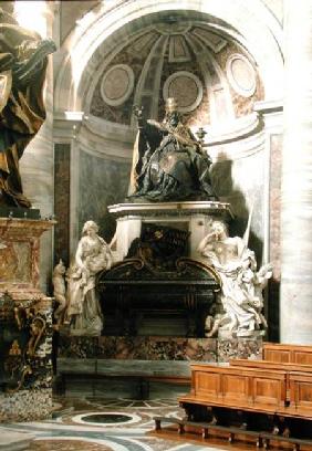 Monument to Urban VIII (1623-44) with the figures of Charity and Justice