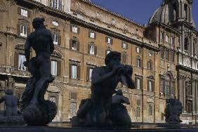 Rome, Fontana del Moro / Photo