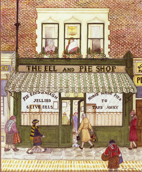 The Eel and Pie Shop od  Gillian  Lawson