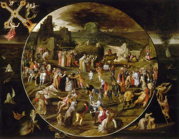 The Haywain, Allegory of the Vanity of the World od Gillis Mostaert