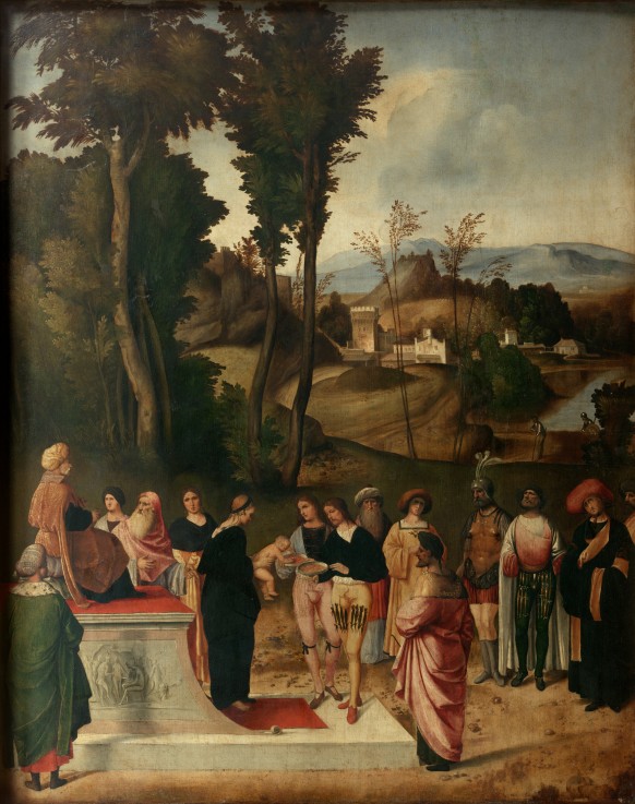 Moess Undergoes Trial by Fire od Giorgione
