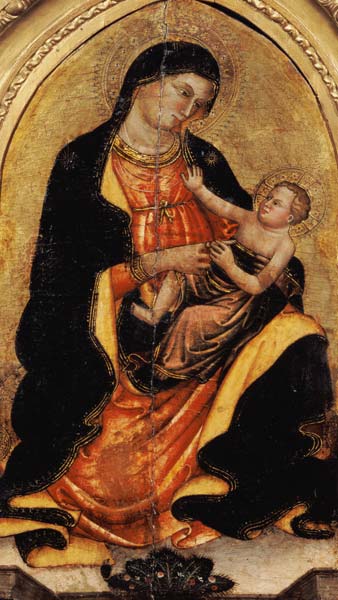 Maria mit dem Jesusknaben. od Giotto (di Bondone)
