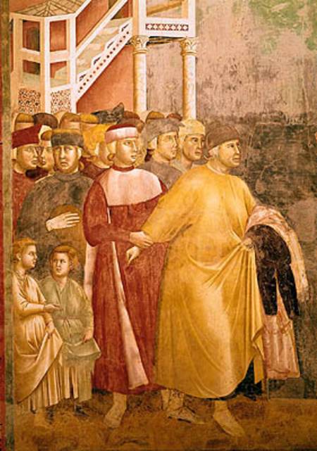 St. Francis Renounces all Worldly Goods, detail of Pietro di Bernardone od Giotto (di Bondone)