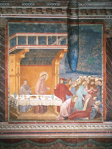 Der Tod des Ritters von Celano od Giotto (di Bondone)