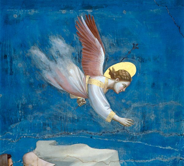 Giotto / Joachim''s dream / Detail od Giotto (di Bondone)
