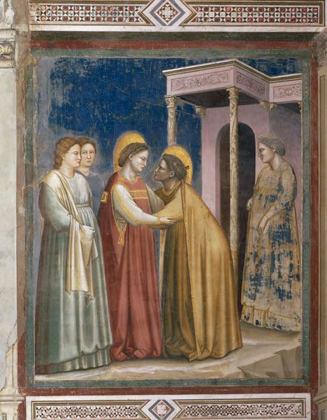 The Visitation of Mary/ Giotto/ 1303/10 od Giotto (di Bondone)