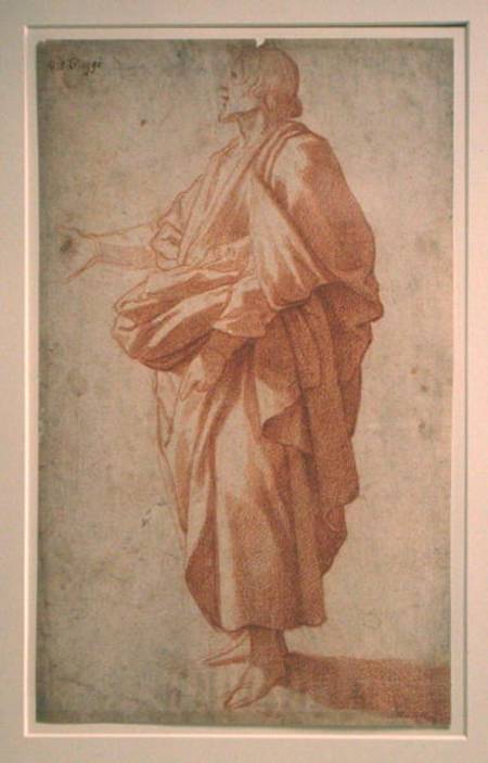 Study of a draped figure od Giovanni Battista Paggi
