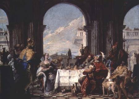 The Banquet of Anthony and Cleopatra od Giovanni Battista Tiepolo