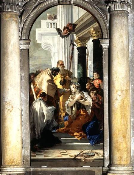 The Last Communion of St. Lucy od Giovanni Battista Tiepolo