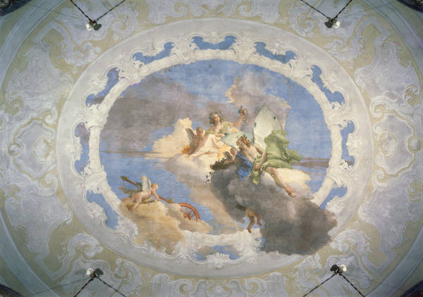 G.B.Tiepolo/ Allegory of spring od Giovanni Battista Tiepolo