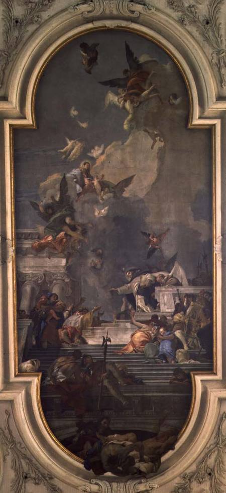 The Institution of the Rosary by St. Dominic od Giovanni Battista Tiepolo