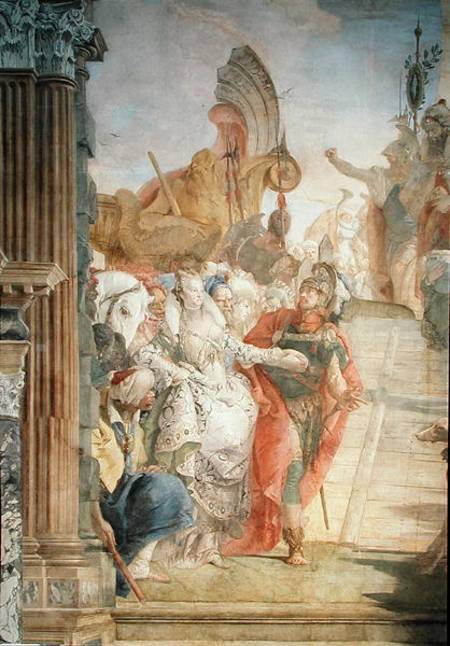 The Meeting of Anthony and Cleopatra od Giovanni Battista Tiepolo