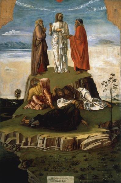 Giov.Bellini / Transfiguration / c.1460 od Giovanni Bellini