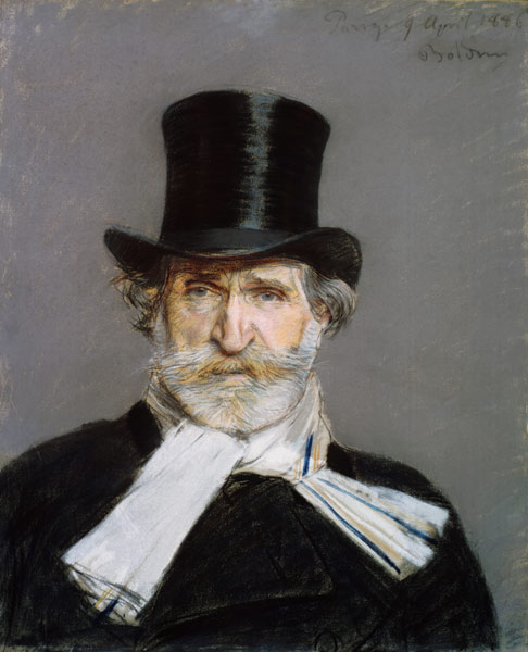 Portrait of Giuseppe Verdi od Giovanni Boldini