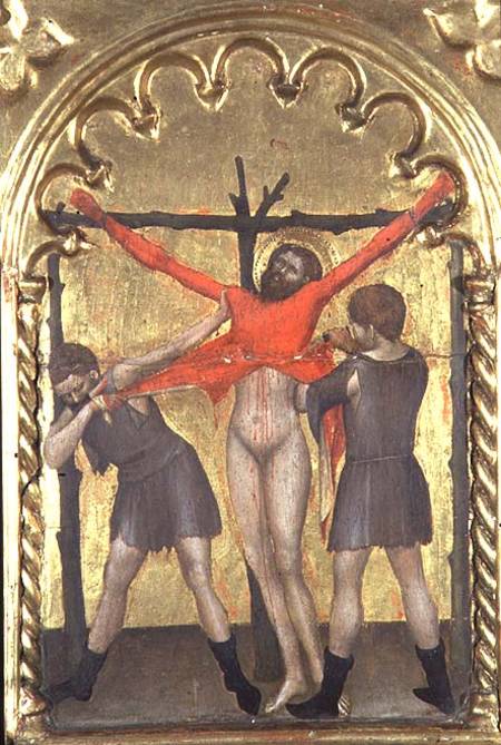 Christ on the Cross, detail from the polytych of the Spedale della Misericordia od Giovanni  da Milano