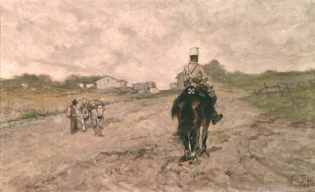The Light Cavalryman od Giovanni Fattori