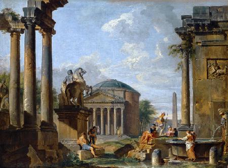 Landscape with Roman Ruins