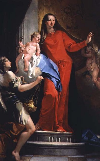 Madonna of the Rosary od Giovanni Battista (Giambattista) Tiepolo