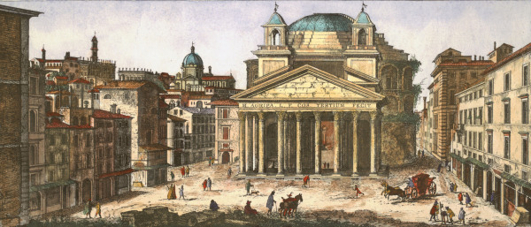 Rome , Pantheon od Giulio Orlandini