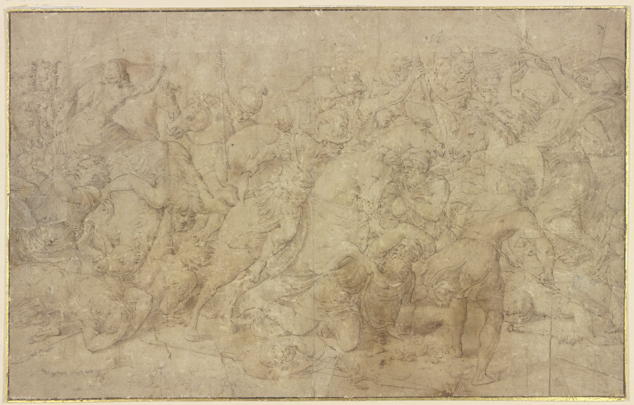 A battle od Giulio Romano
