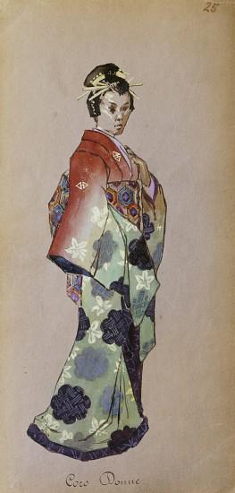 Costume for member of female chorus from Madama Butterfly by Giacomo Puccini