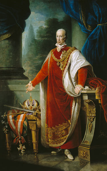 Franz I of Austria / Painting by Tominz od Giuseppe Tominz