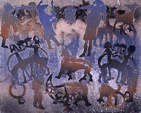 Celebration, 1995 (monotype) 