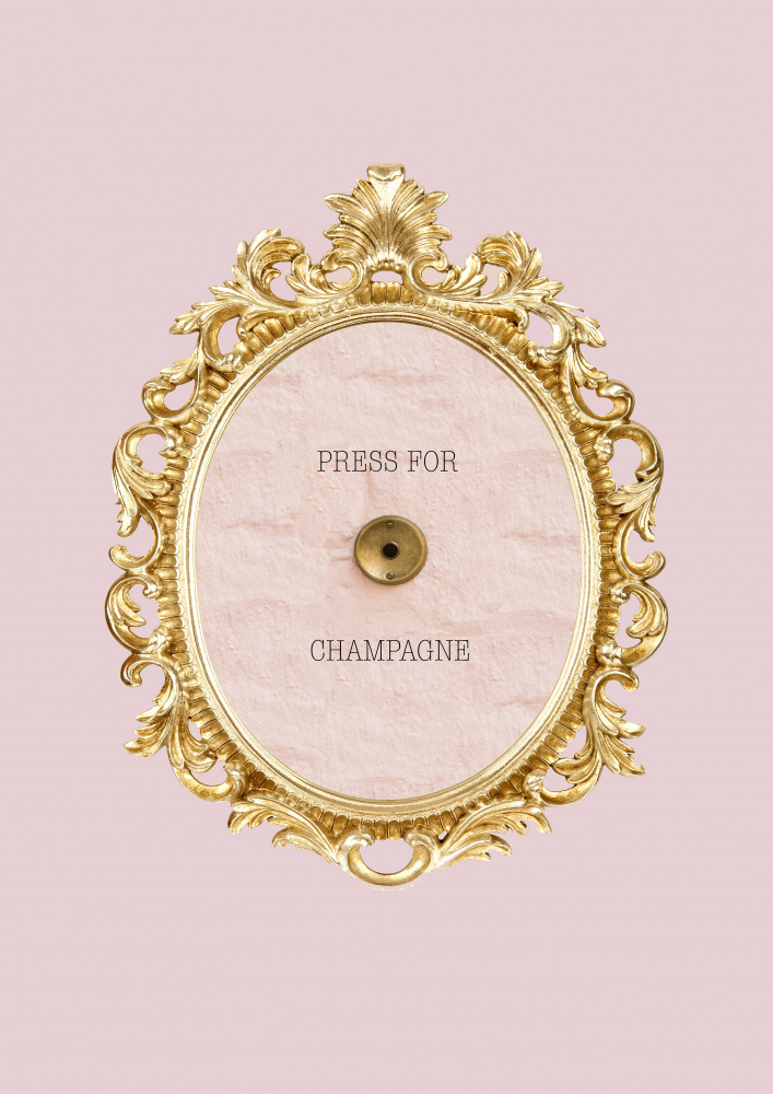 Press for champagne pink od Grace Digital Art Co