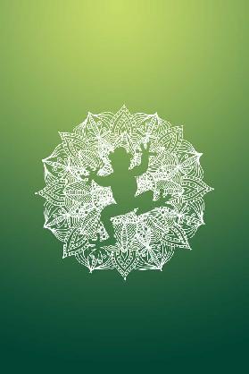 Mandala Circle Frog